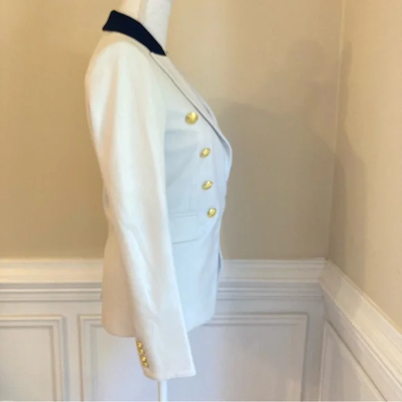 VERONICA BEARD Putty Stone Gray Black Double Breasted Blazer Jacket - Picture 2 of 11